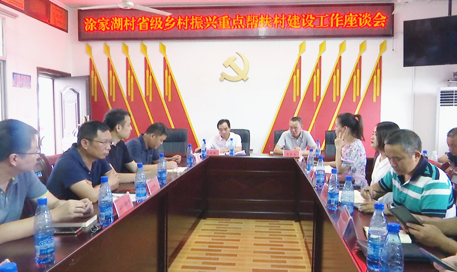 涂家湖村省级乡村振兴重点帮扶村建设工作座谈会召开