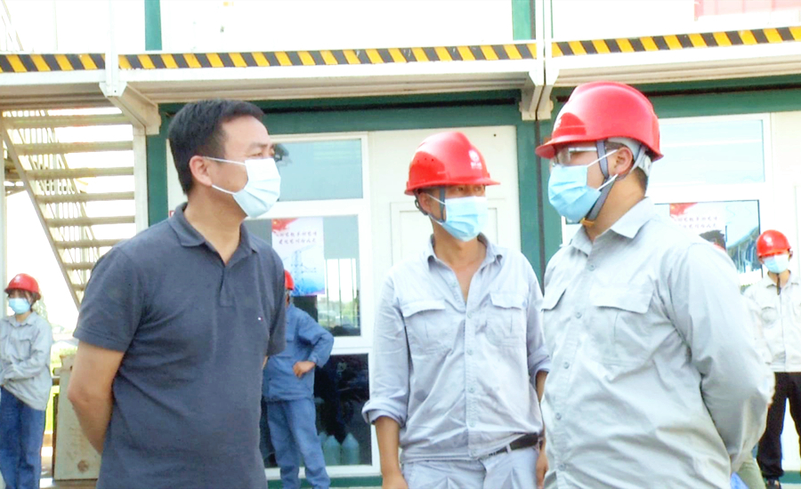 汪继承实地调研督导涂家湖220KV输变电工程项目建设情况