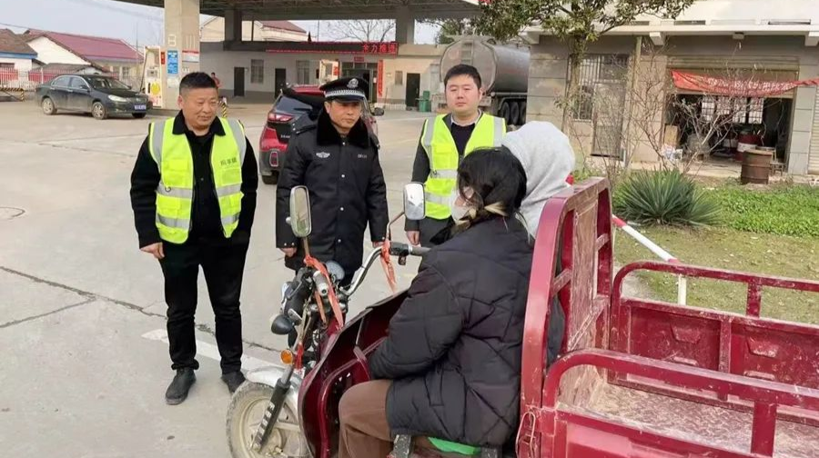 祝丰镇组织开展农村道路交通安全专项检查