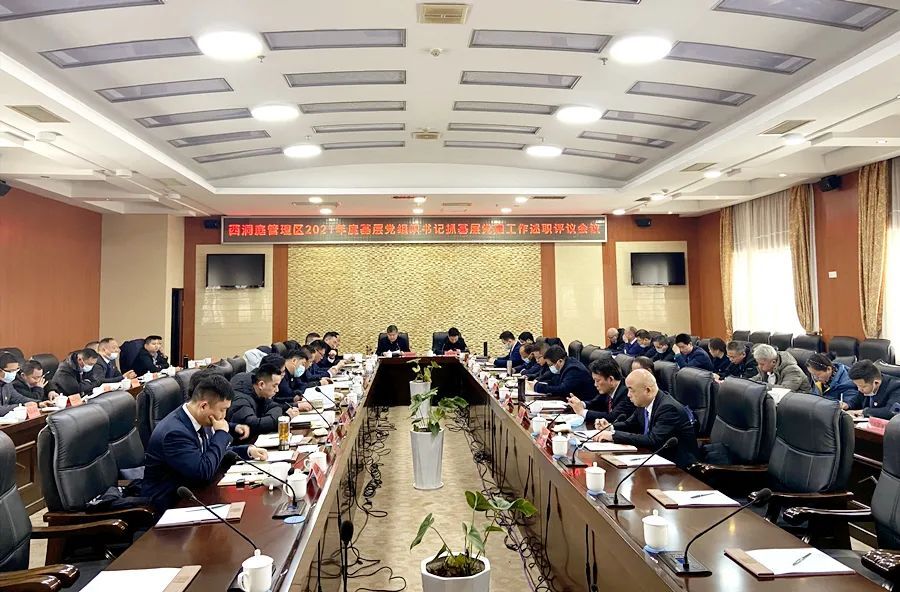 西洞庭管理区2021年度基层党组织书记抓基层党建工作述职评议会议召开