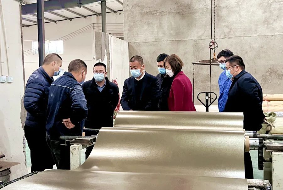 刘爱军督导企业疫情防控 助力企业抓牢生产