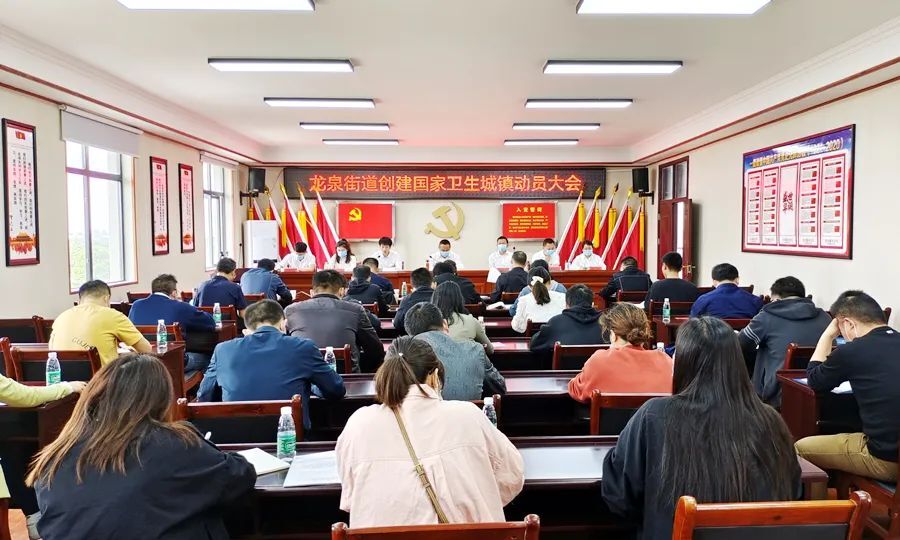 【奋进新征程 建功新时代】龙泉街道创建国家卫生城镇动员大会召开