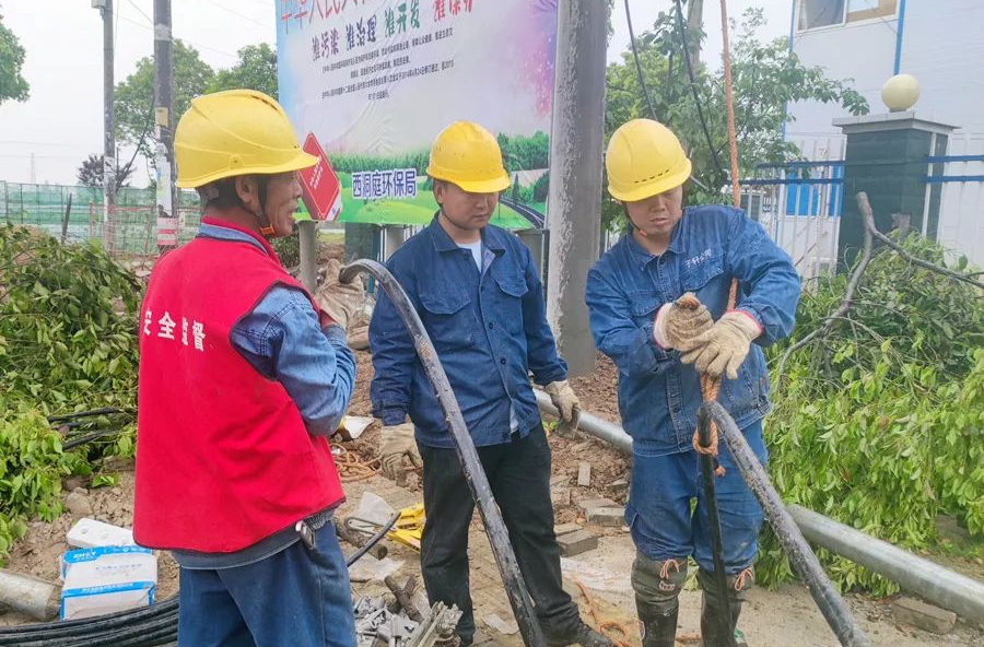 【“十件实事”看落实】赞！涂家湖220千伏变电站配套出线管网工程加快进度施工忙