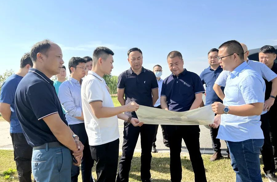 刘爱军实地督导“一城一园一区”建设工作