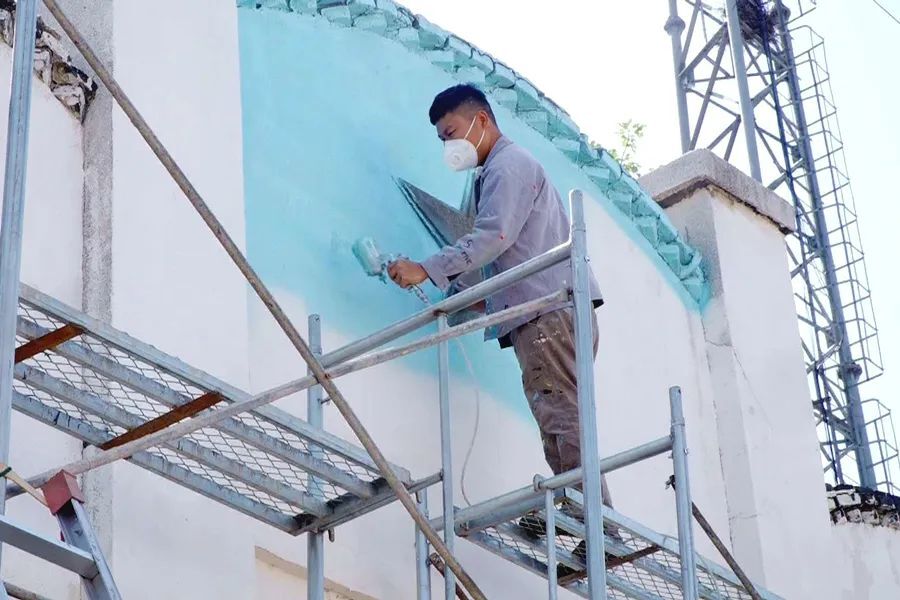 金凤街道望洲社区：让墙壁“说话”推进乡风文明