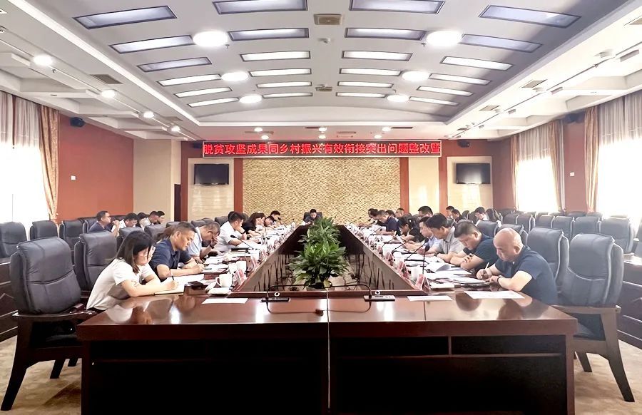 全区巩固拓展脱贫攻坚成果同乡村振兴有效衔接突出问题整改暨河湖长制工作推进会召开