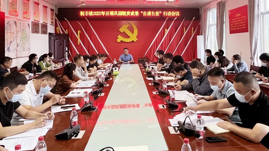 祝丰镇召开巩固脱贫攻坚成果“自清自查”行动工作推进会