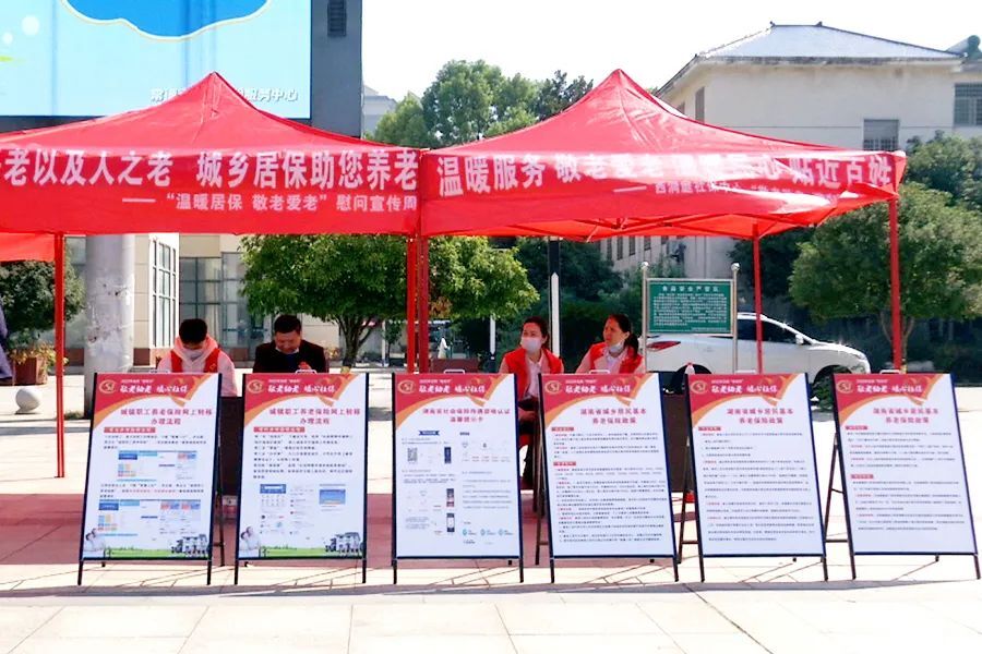 区人社局开展“敬老助老 暖心社保”主题活动