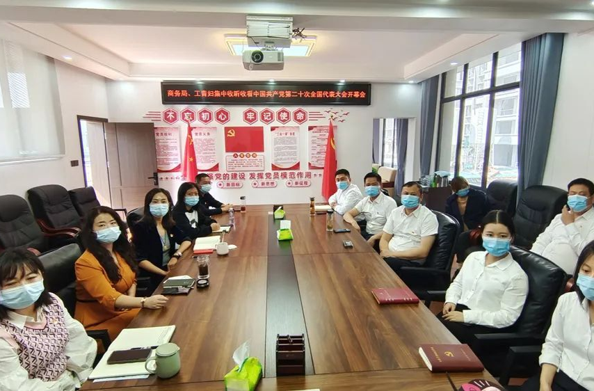 我区党员干部群众认真收听收看党的二十大开幕盛况（三）