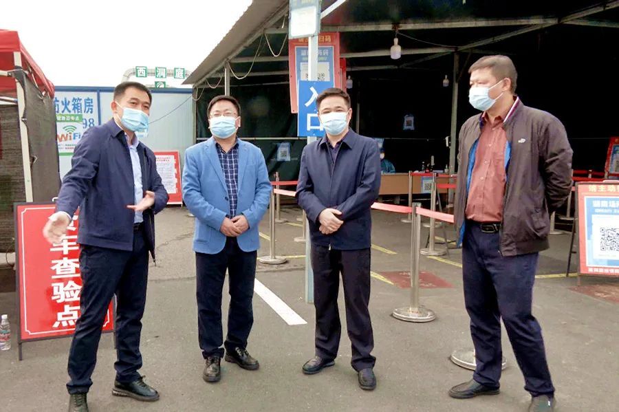 市领导来西洞庭开展森林防火、疫情防控、安全生产和“两个统筹”综合督查工作