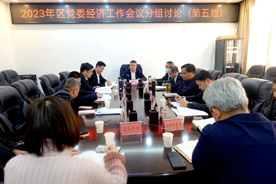 【踔厉奋发 勇毅前行】学习经济工作报告：辛勤参加第五组分组讨论