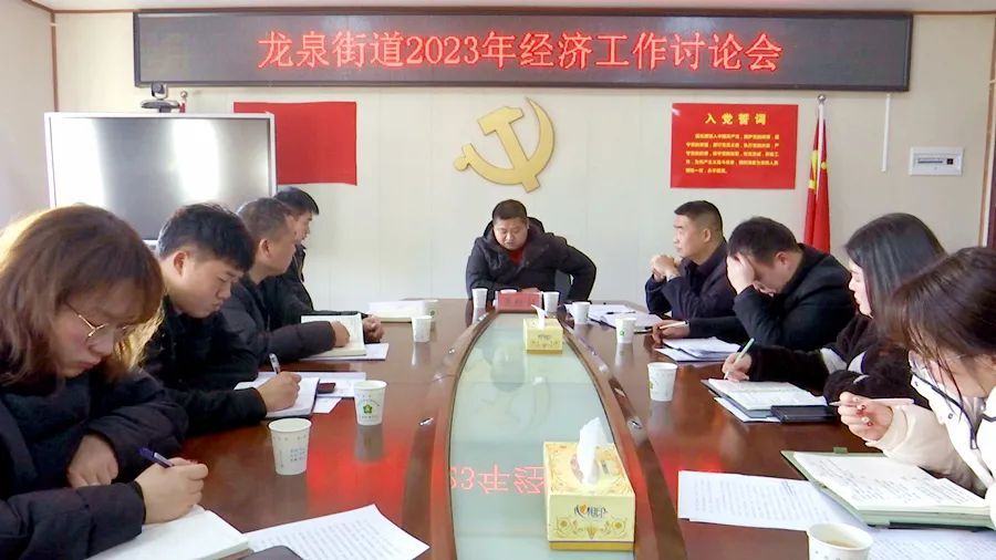 龙泉街道召开2023年经济工作讨论会