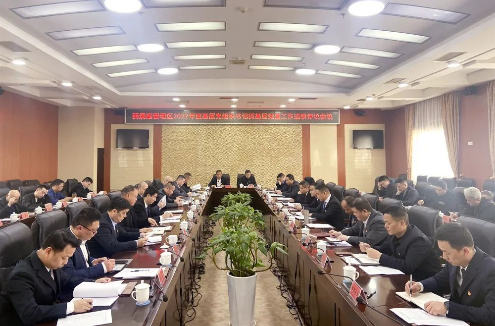 西洞庭管理区召开2022年度基层党组织书记抓基层党建工作述职评议会议