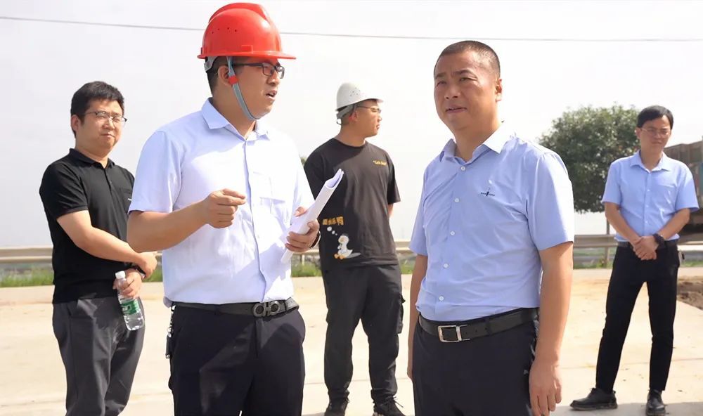 刘爱军带队实地督导项目建设工作