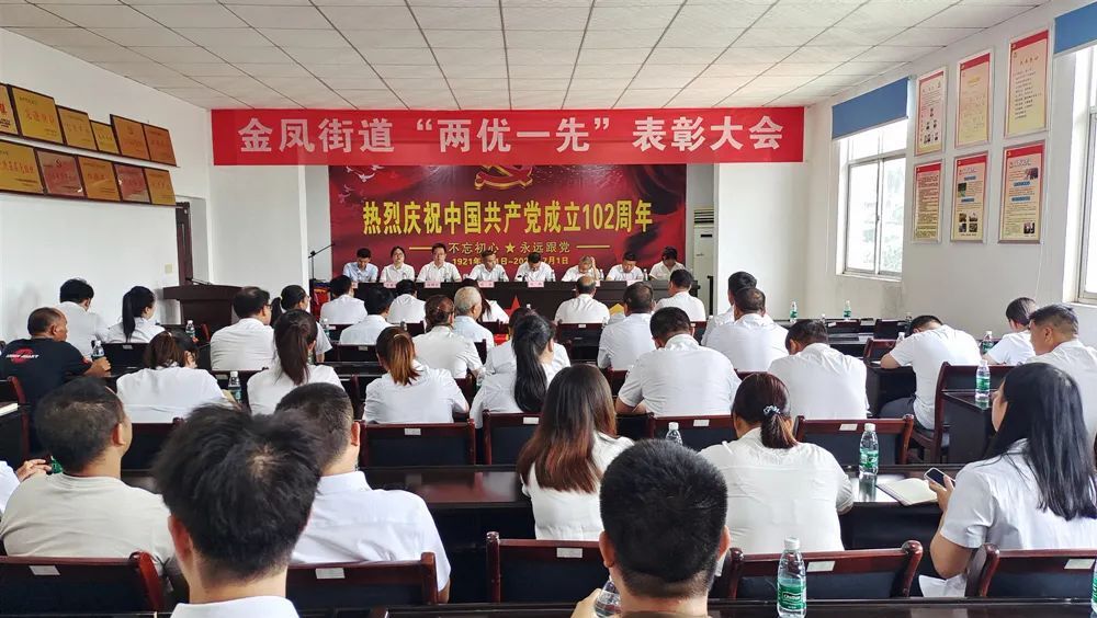 金凤街道召开“七一”表彰大会