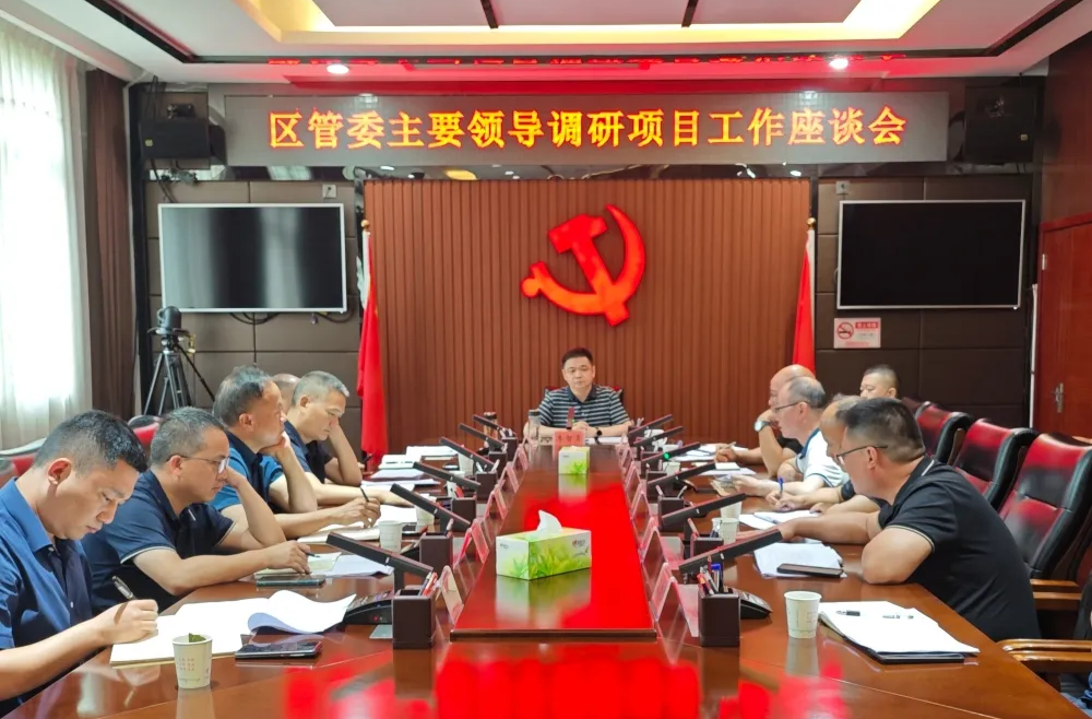 李智勇带队调研项目建设工作并召开座谈会