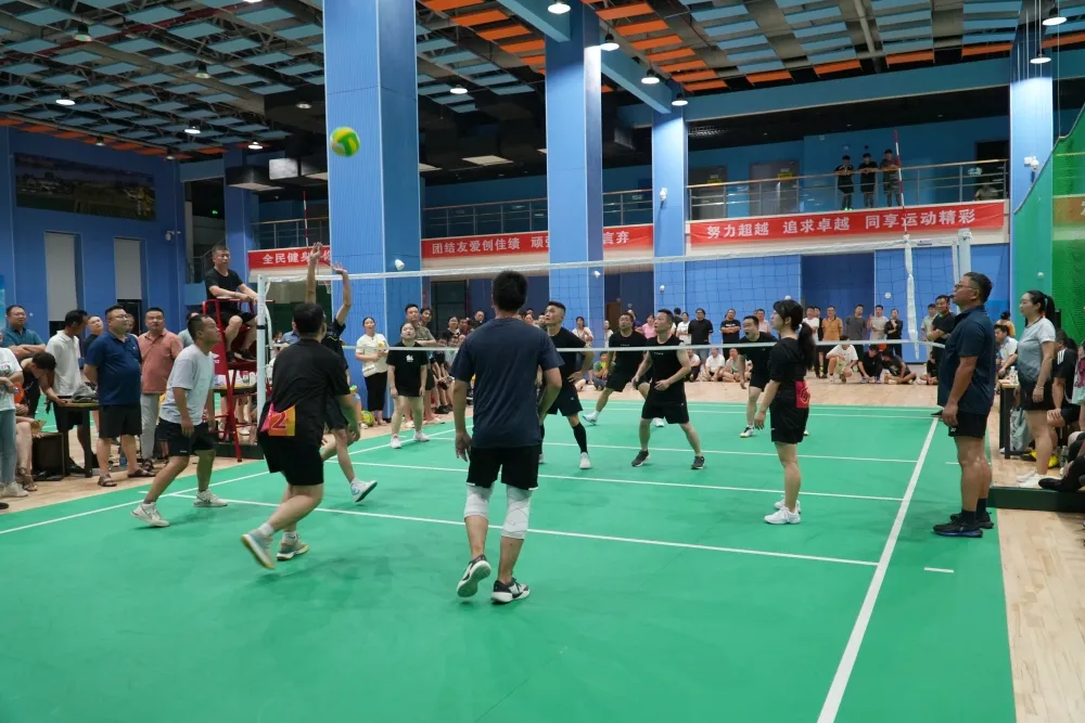 西洞庭管理区村、社区气排球赛落幕