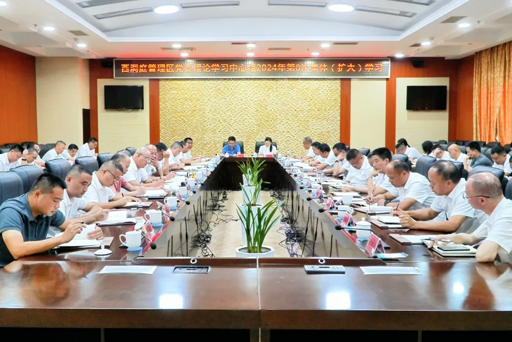 区党委理论学习中心组开展2024年第8次集体（扩大）学习