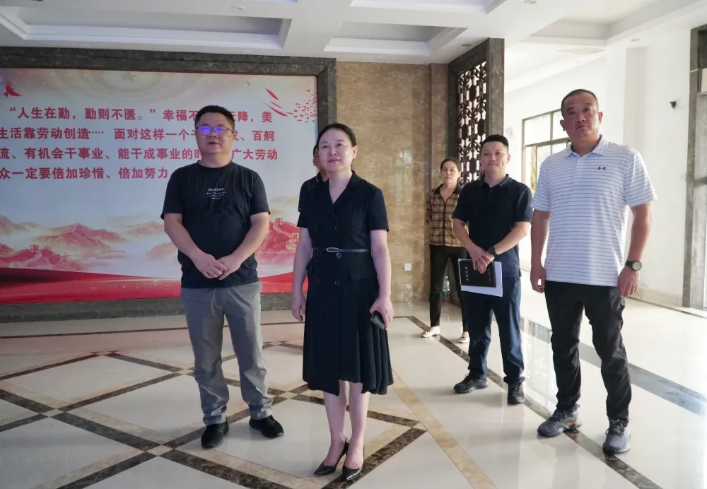 叶春华开展“两重”“两新”送解优专项行动调研