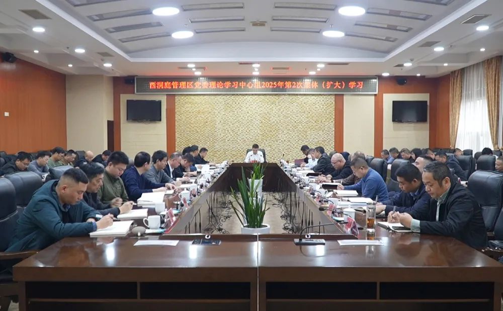 区党委理论学习中心组开展2025年第2次集体（扩大）学习