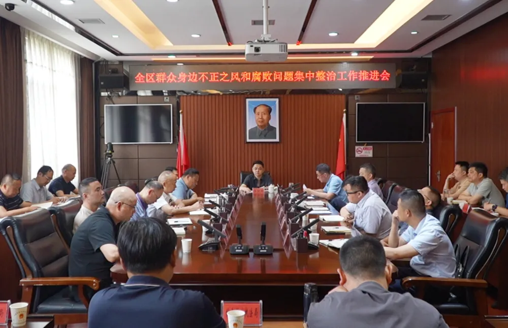 全区群众身边不正之风和腐败问题集中整治工作推进会召开