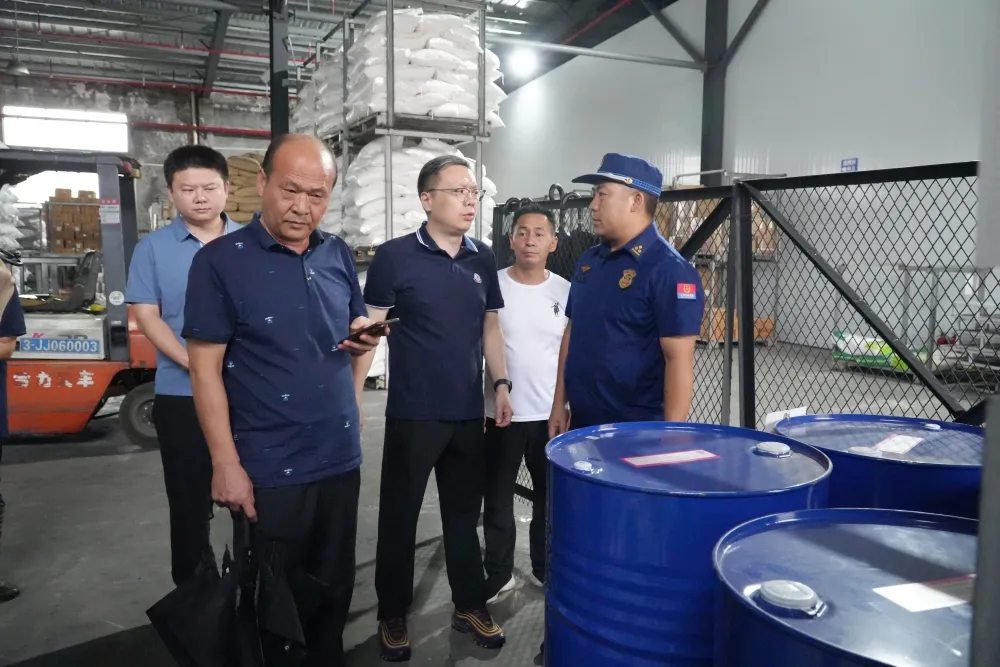 胡丹带队督导安全生产工作